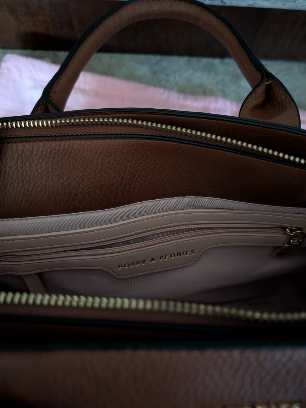Poppy And Peonies Mini Uptown Tote - Picture 5 of 5